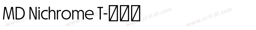 MD Nichrome T字体转换